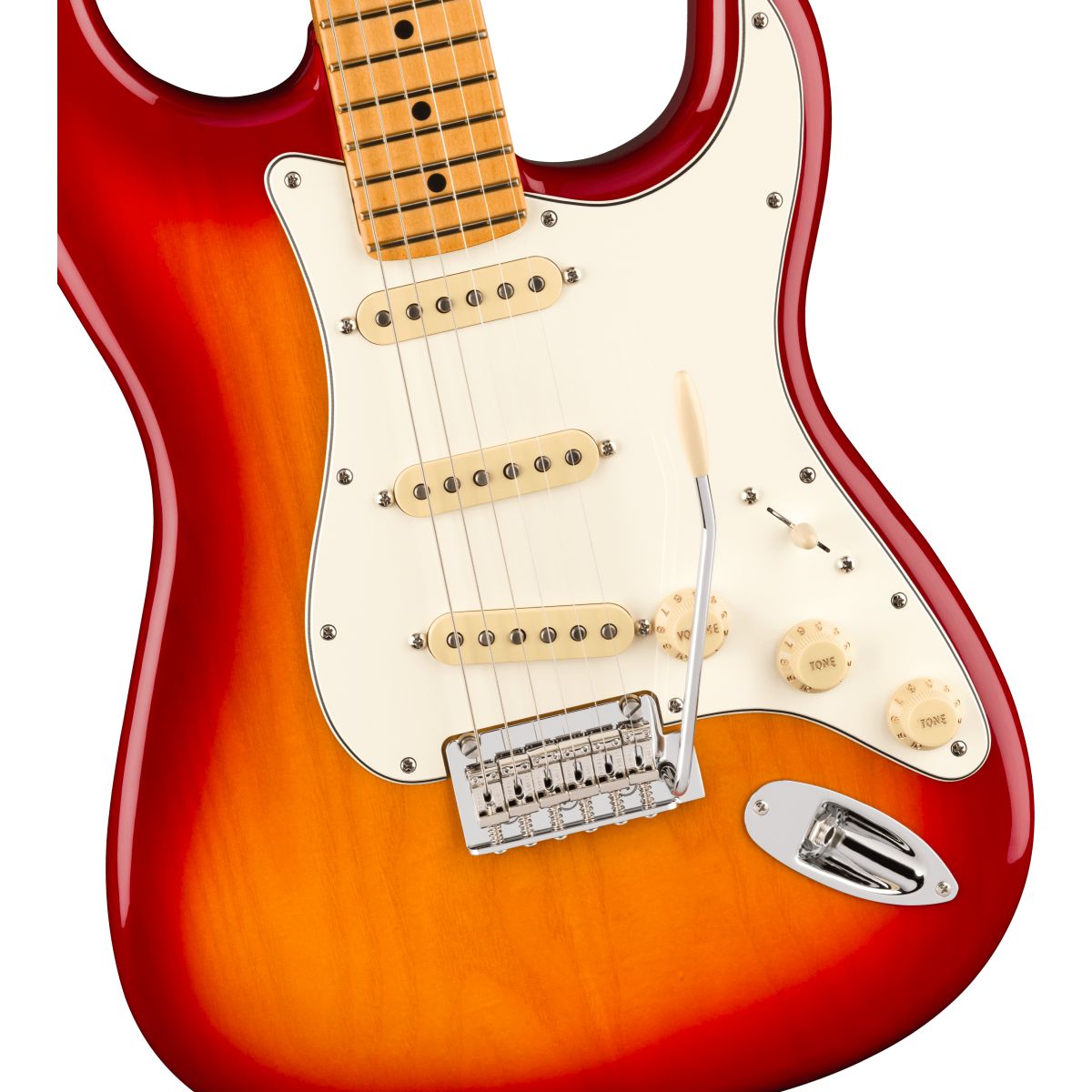 Fender Player II Stratocaster; Maple Fingerboard; Aged Cherry Burst | With FREE Gigbag