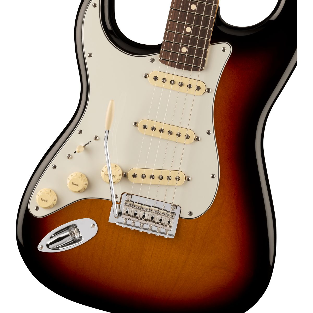 Fender Player II Stratocaster Left-Hand; Rosewood Fingerboard; 3-Color Sunburst | With FREE Gigbag