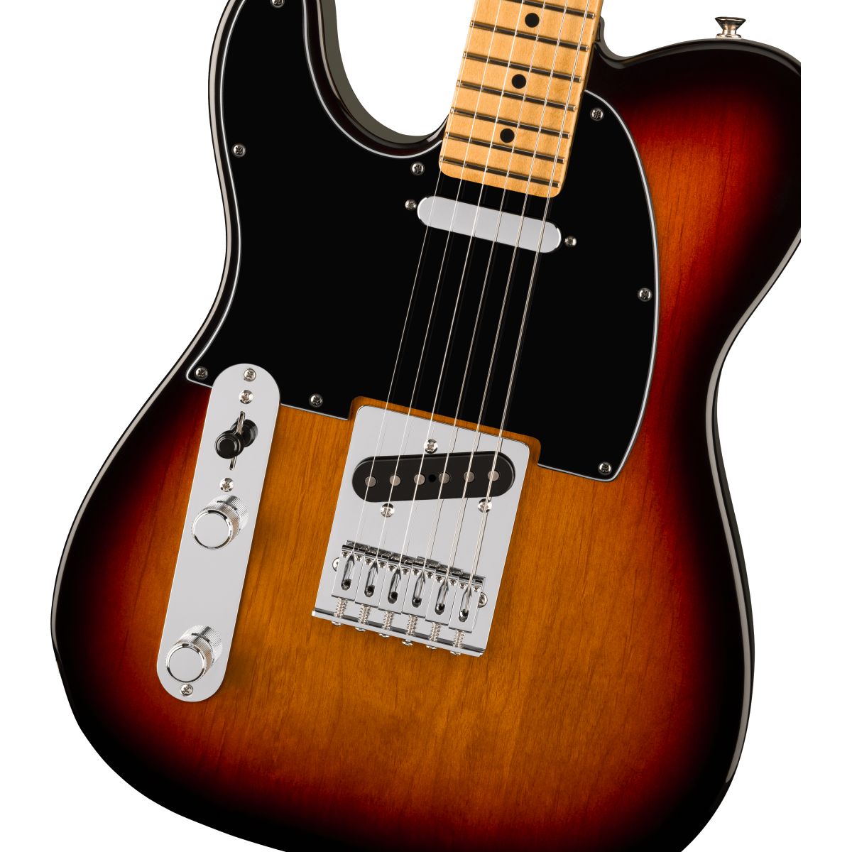 Fender Player II Telecaster Left-Hand; Maple Fingerboard; 3-Color Sunburst | With FREE Gigbag