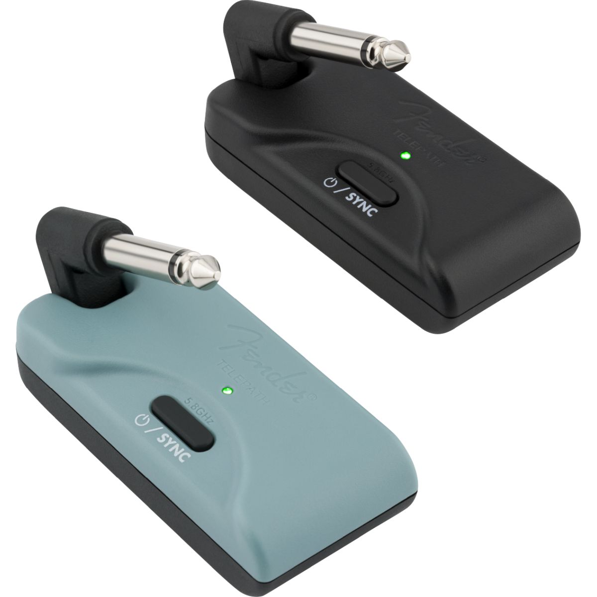 Fender Telepath Wireless System; Mystic Ice Blue and Black