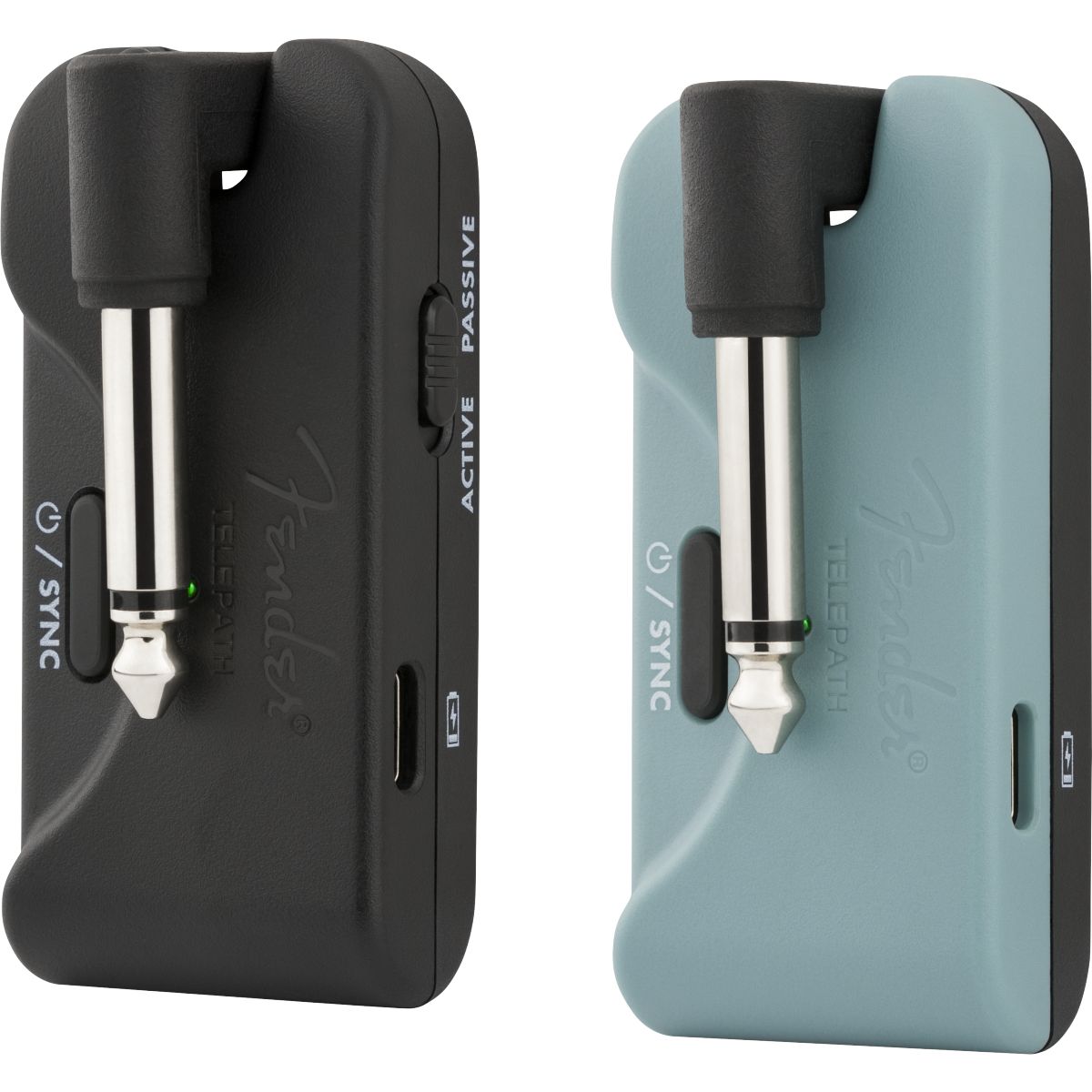 Fender Telepath Wireless System; Mystic Ice Blue and Black