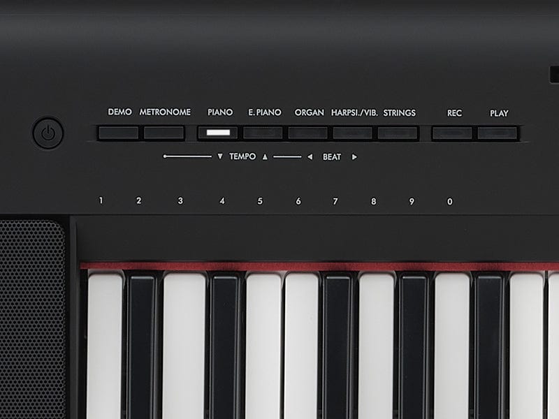 Yamaha Piaggero NP15 Smart Portable Piano; Black | Bonners Music
