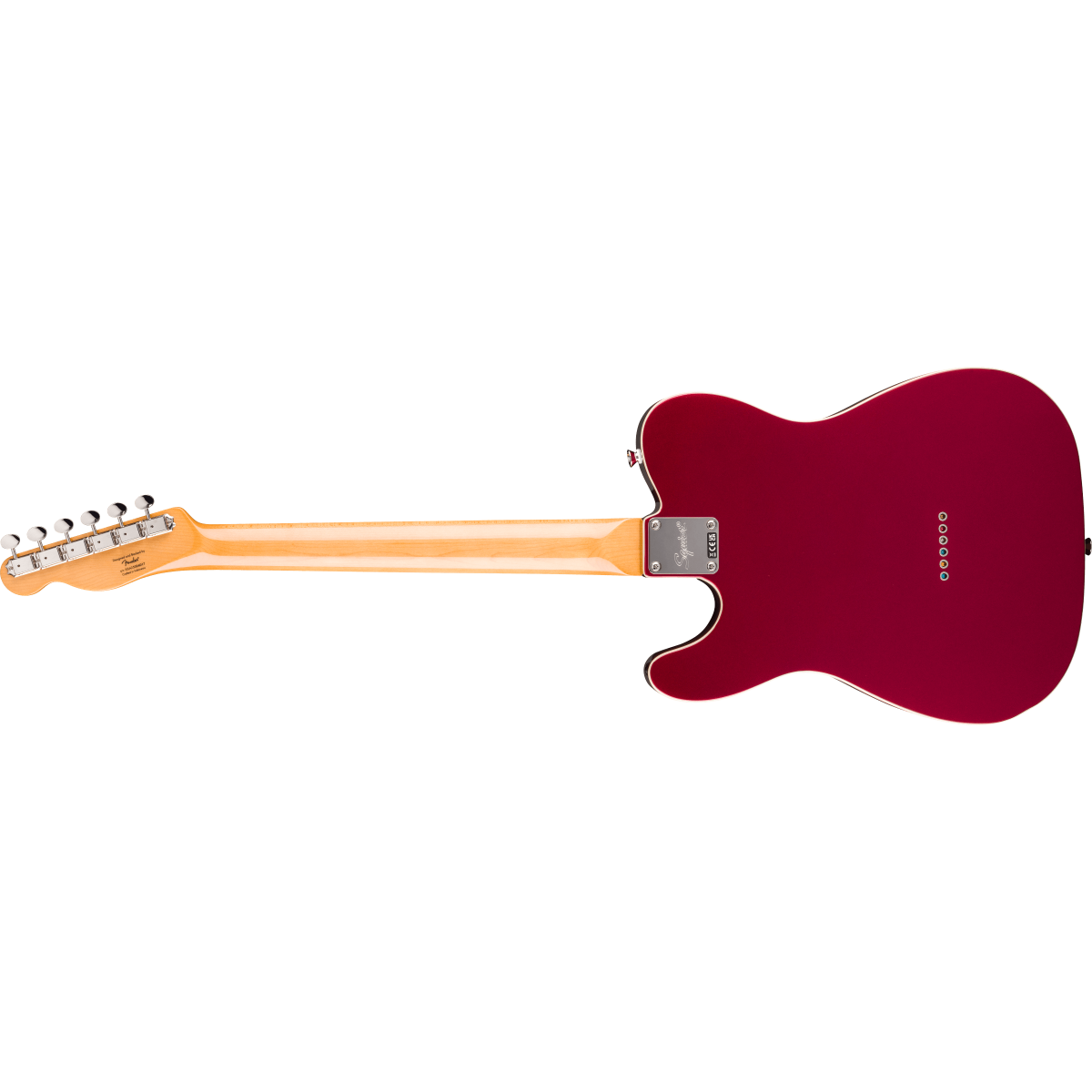 Squier Classic Vibe Custom Esquire; Laurel Fingerboard, Parchment Pickguard, Candy Apple Red