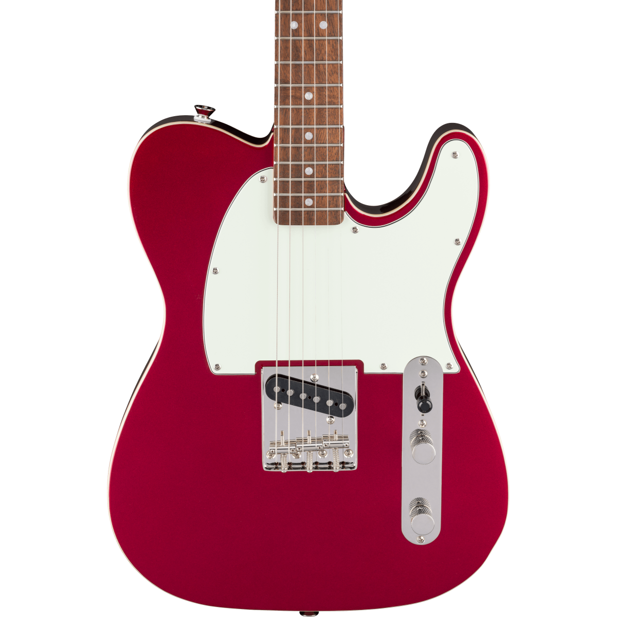 Squier Classic Vibe Custom Esquire; Laurel Fingerboard, Parchment Pickguard, Candy Apple Red