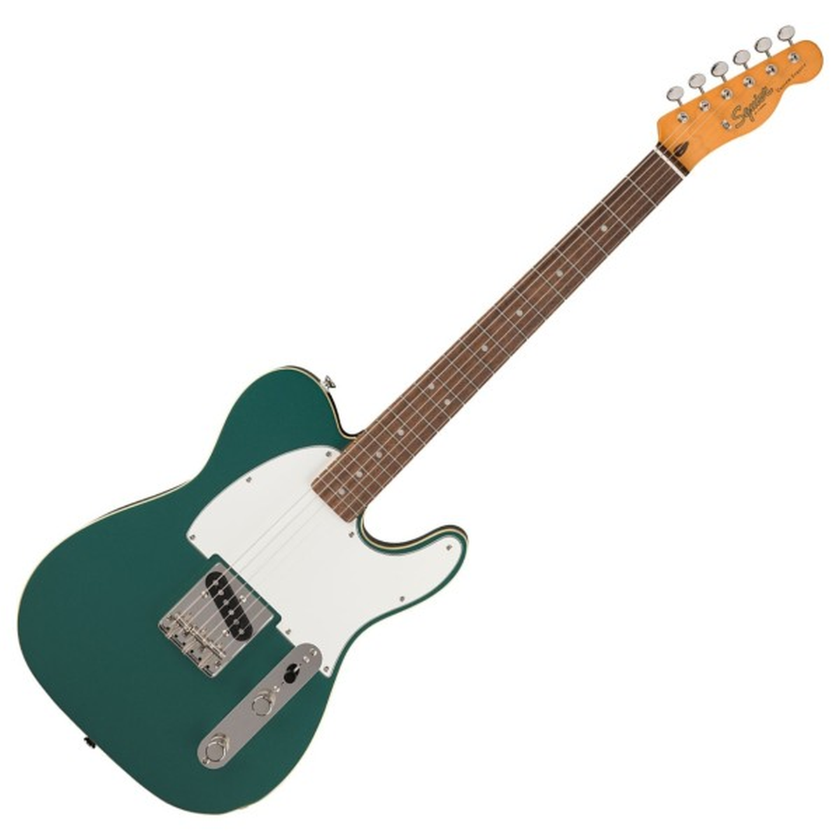 Squier Classic Vibe Custom Esquire; Laurel Fingerboard, Parchment Pickguard, Sherwood Green