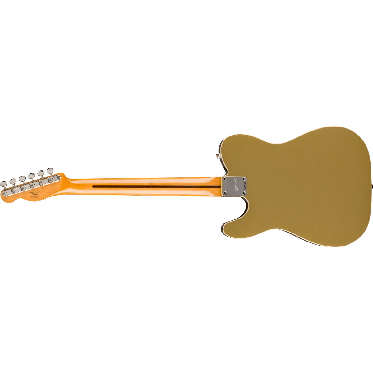 Squier Classic Vibe Custom Telecaster SH with Bigsby, Parchment Pickguard, Aztec Gold