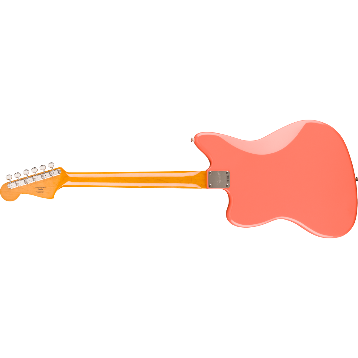 Squier Classic Vibe '60s Jazzmaster; Laurel Fingerboard, Tortoishell Pickguard, Tahitian Coral