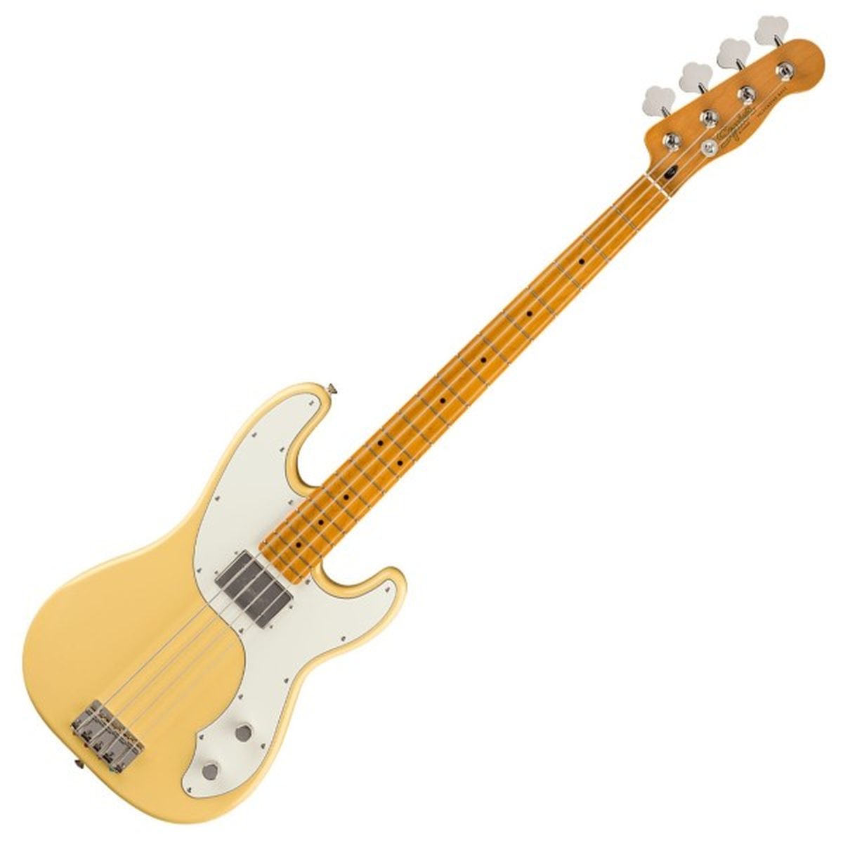 Squier Classic Vibe Telecaster Bass, Maple Fingerboard, Parchment Pickguard, Vintage White