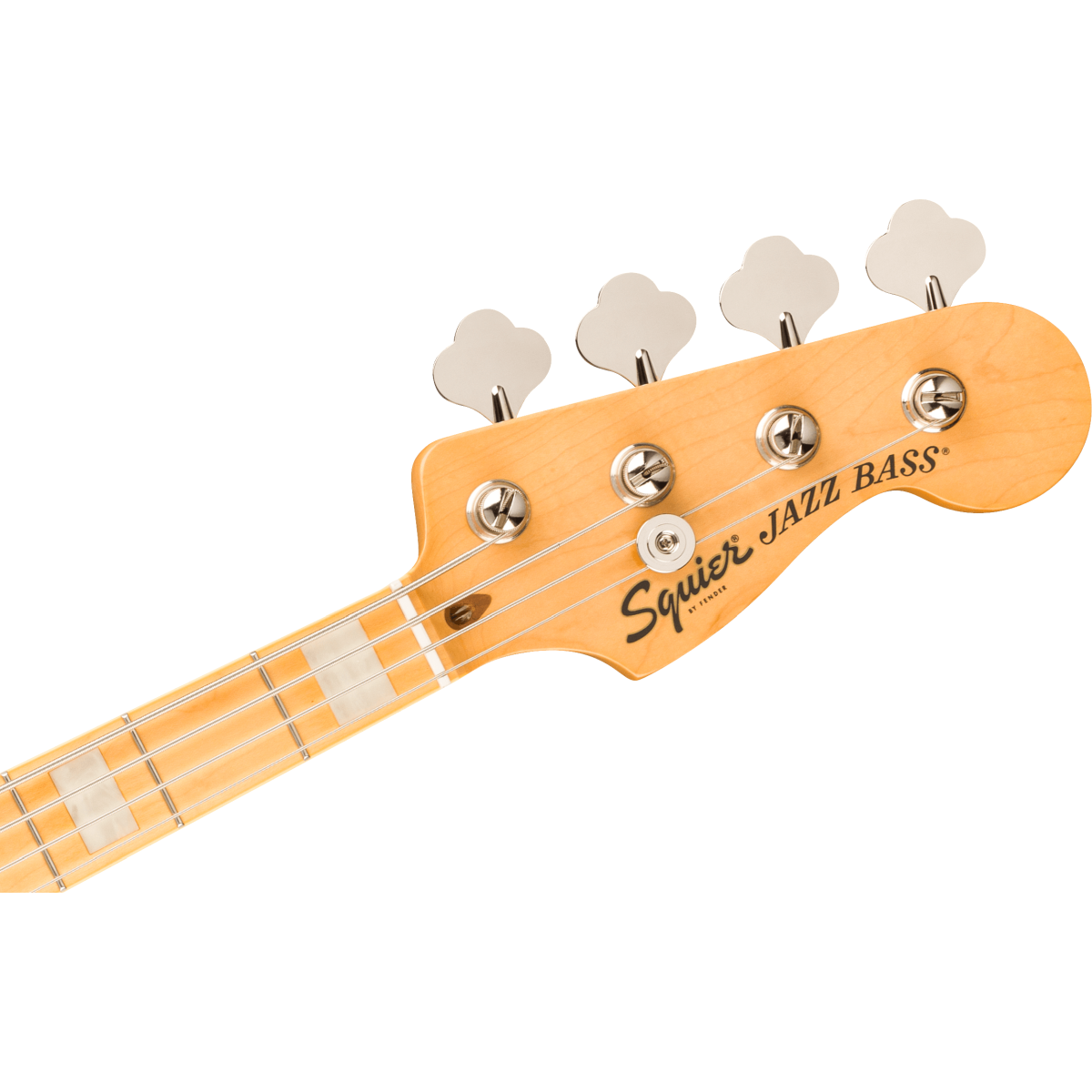 Squier Classic Vibe Active '70s Jazz Bass; Maple Fingerboard, Parchment Pickguard, Ocean Turquoise