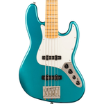 Squier Classic Vibe Active '70s Jazz Bass V, Maple Fingerboard, Parchment Pickguard, Ocean Turquoise
