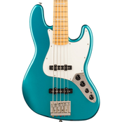 Squier Classic Vibe Active '70s Jazz Bass V, Maple Fingerboard, Parchment Pickguard, Ocean Turquoise