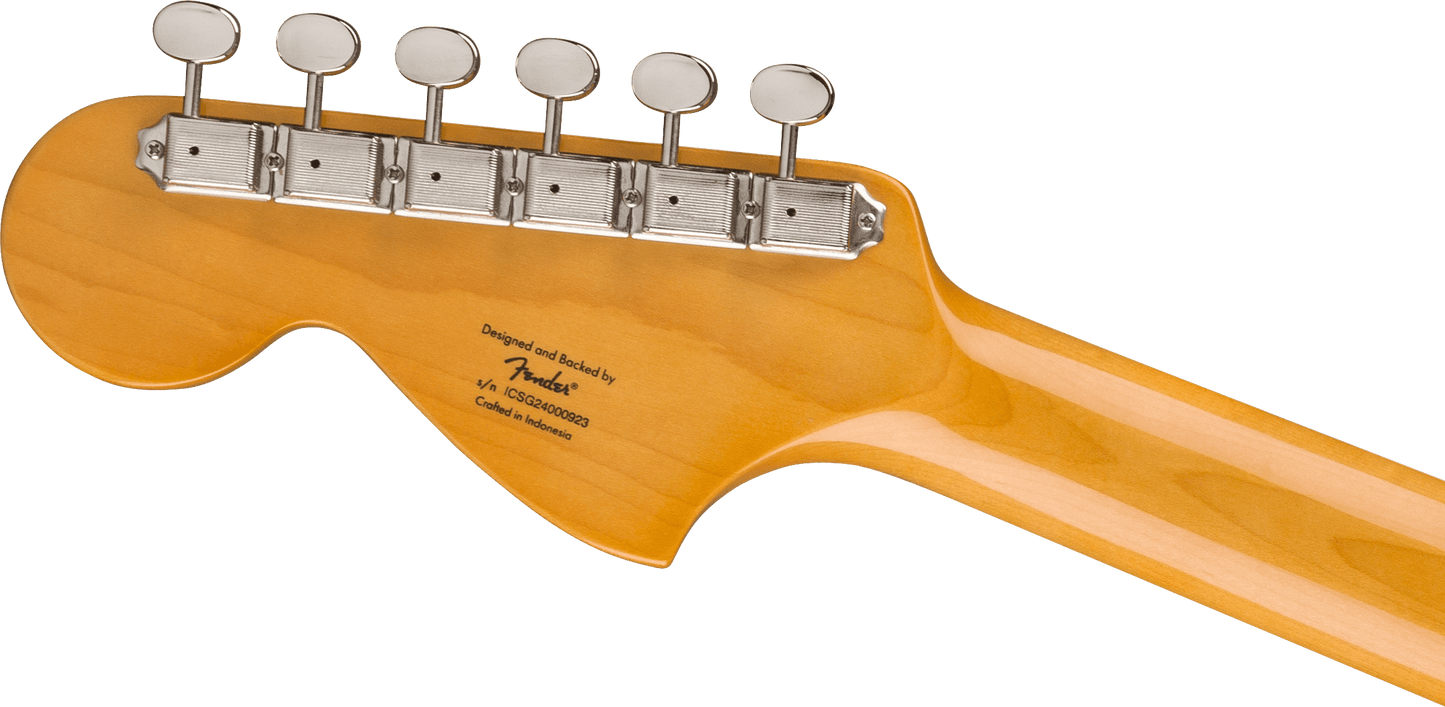 Squier Classic Vibe '70s Stratocaster HT HSS, Laurel Fingerboard, Black Pickguard, Olympic White