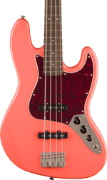 Squier Classic Vibe '60s Jazz Bass; Laurel Fingerboard, Tortoishell Pickguard, Tahitian Coral