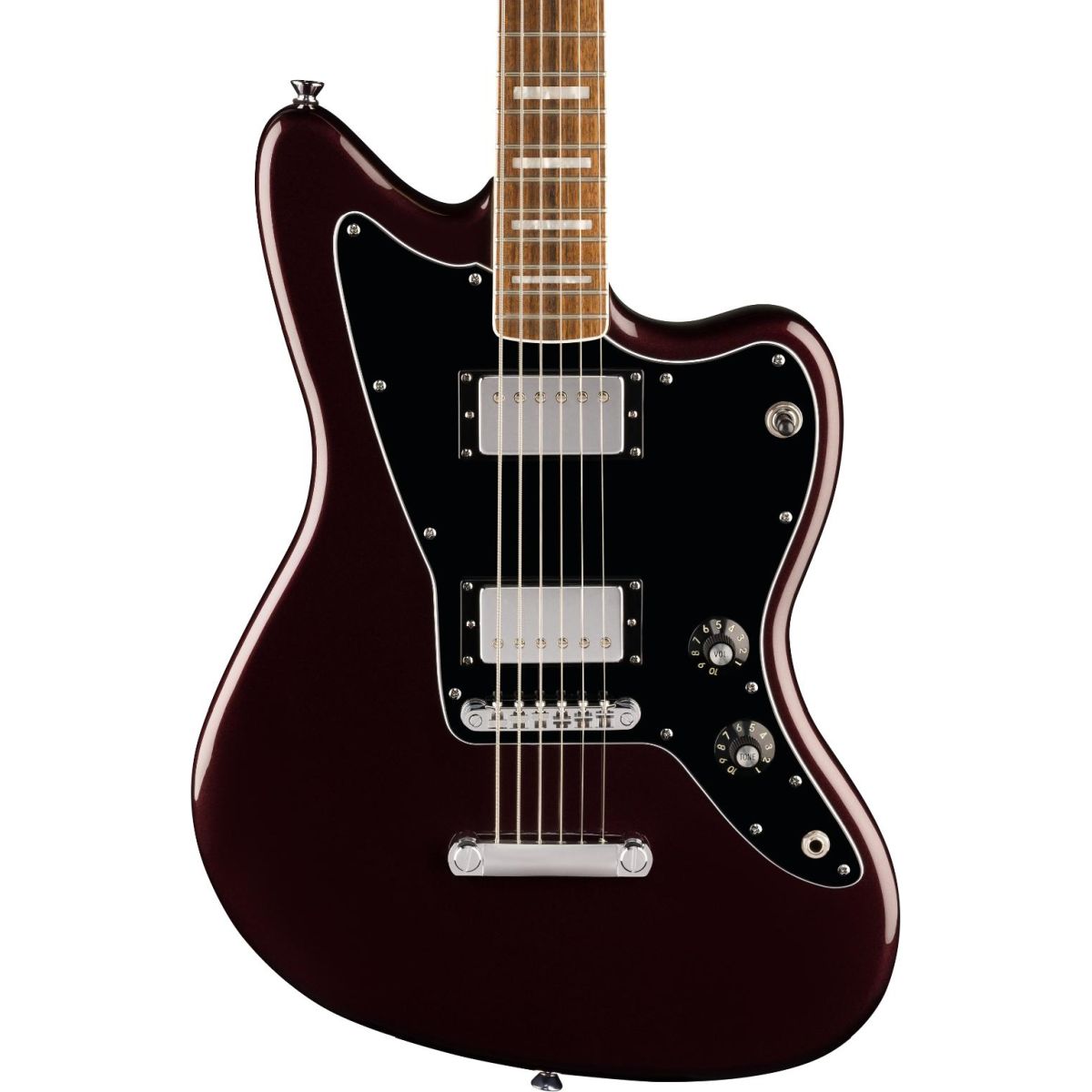 Squier Paranormal Baritone Jazzmaster HH: Oxblood