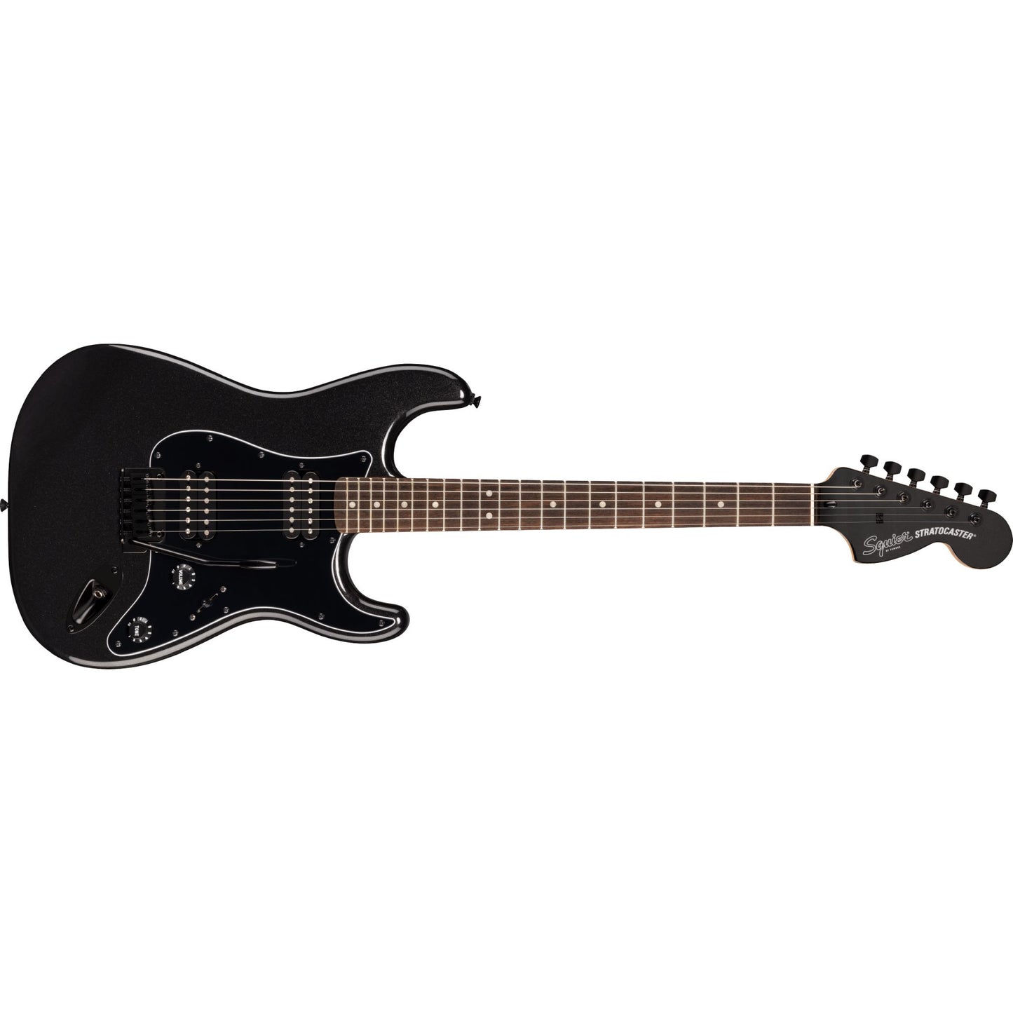 Squier Limited Edition Affinity Stratocaster HH: Metallic Black