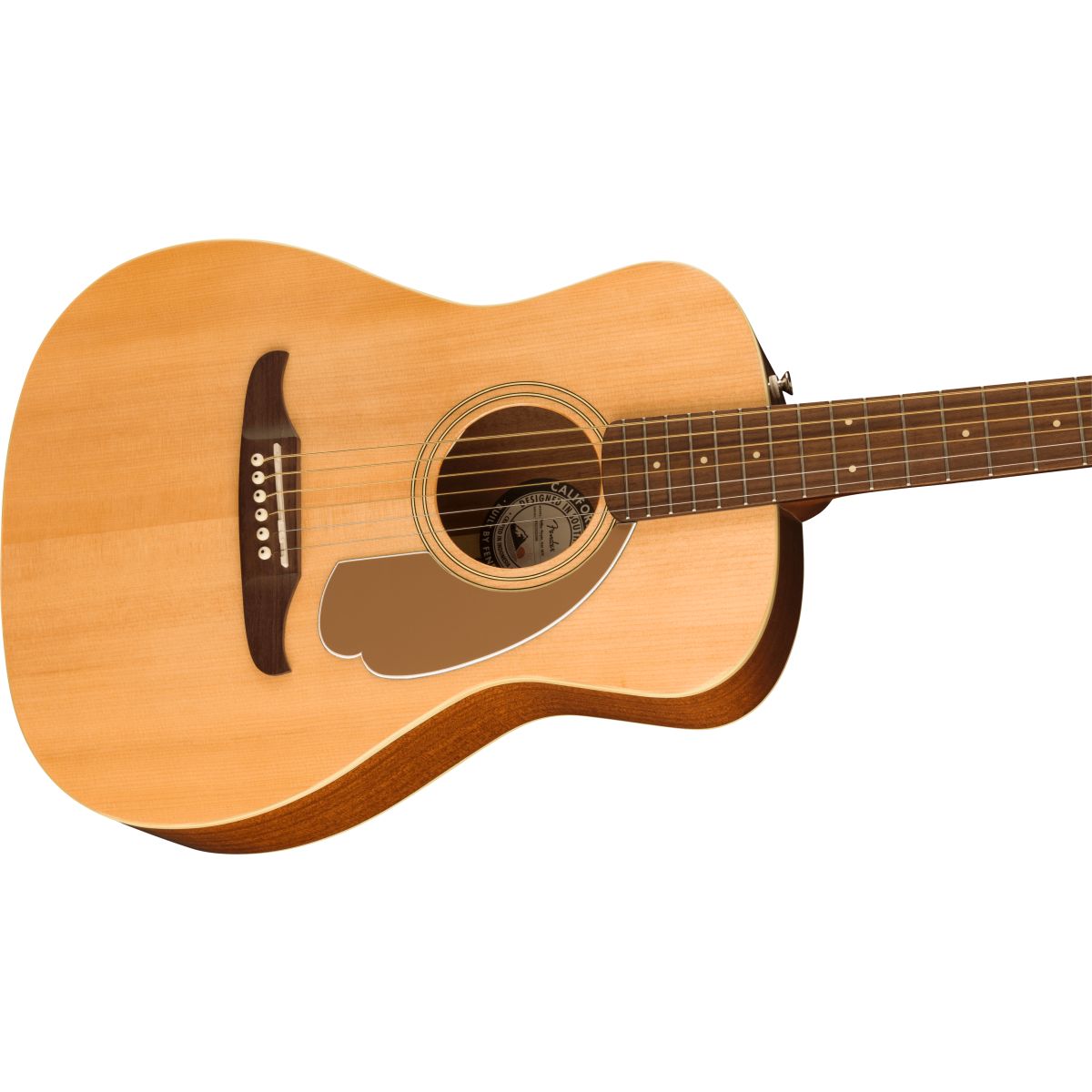 Fender Malibu Player Electro Acoustic Guitar; Natural | Bonners Music