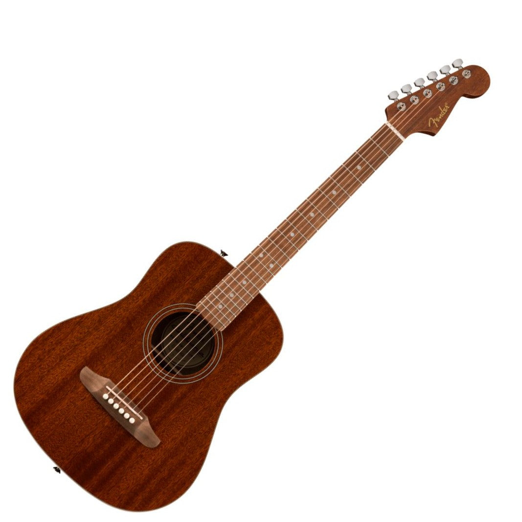 Fender California Standard Redondo Mini Acoustic Guitar; Sapele Top Natural inc. Bag