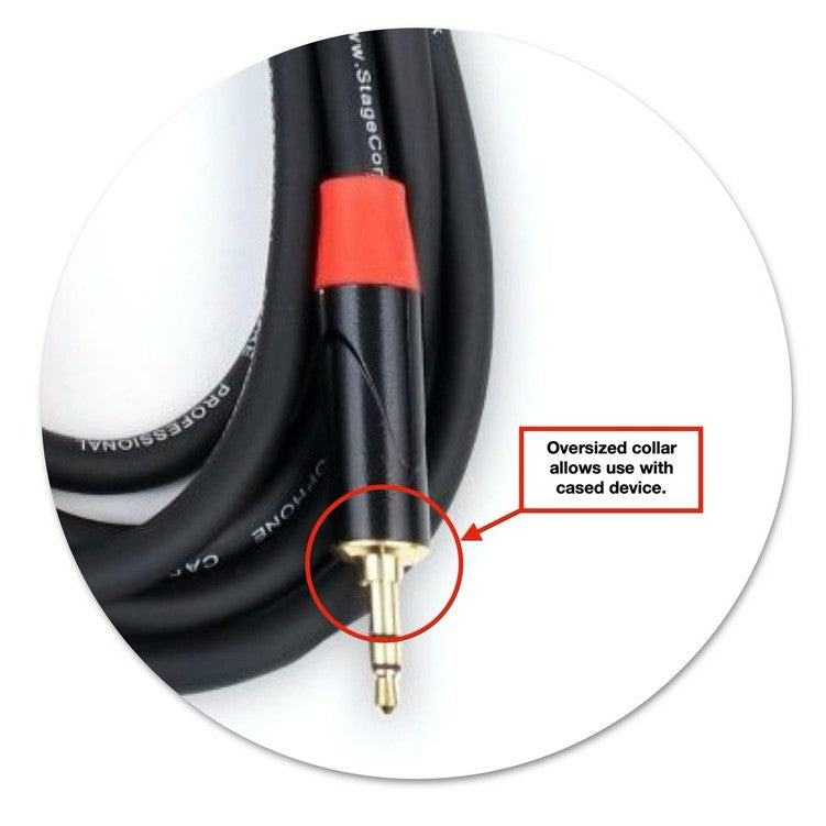 StageCore i170 Mini Jack 3.5mm to 2 x 1/4" Mono Jack 3m; Black