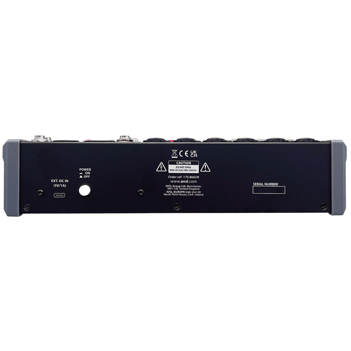 Citronic CMA6 6 Channel Compact Mixer with FX and Bluetooth