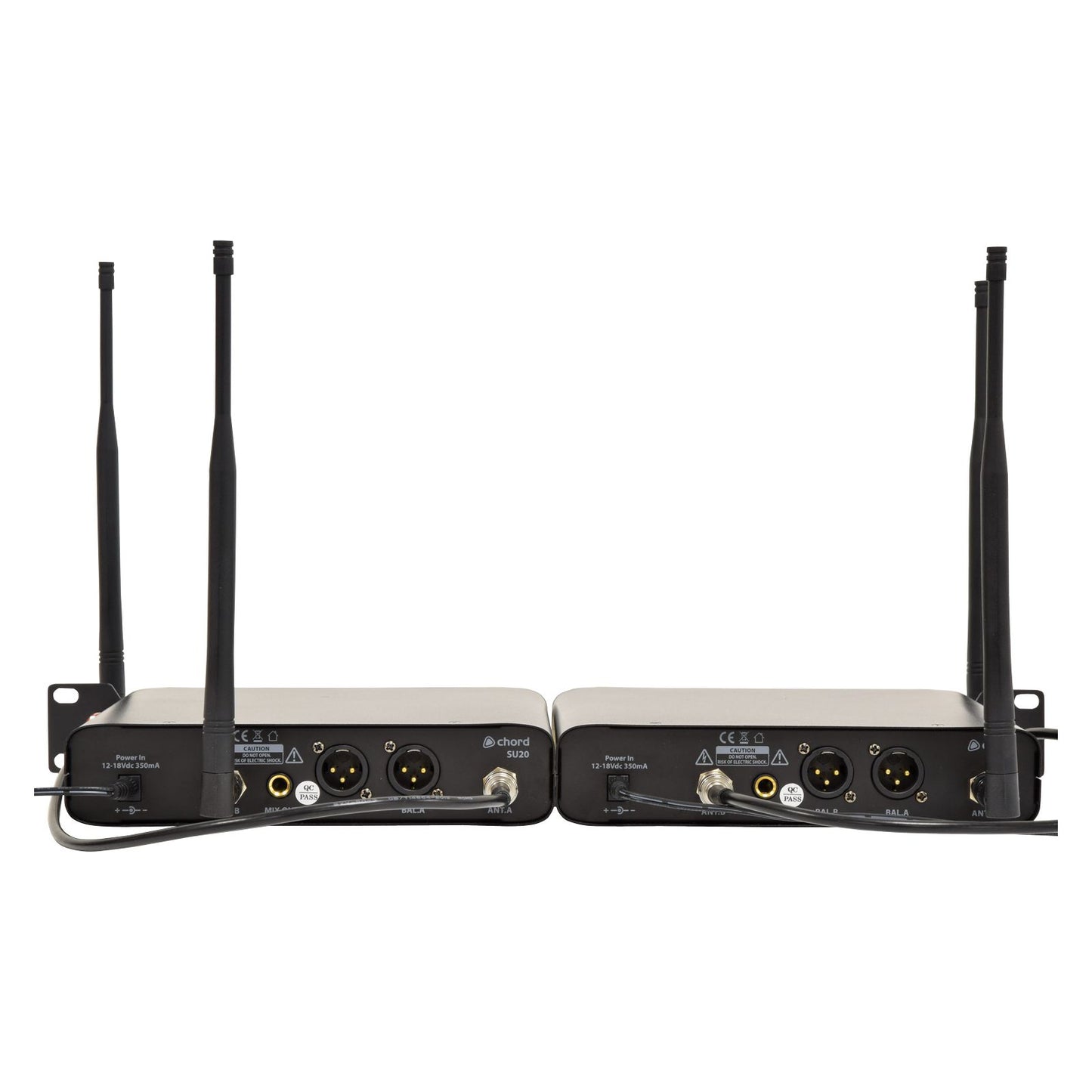 Chord UHF Wireless Microphone System; Dual Handheld / Headset