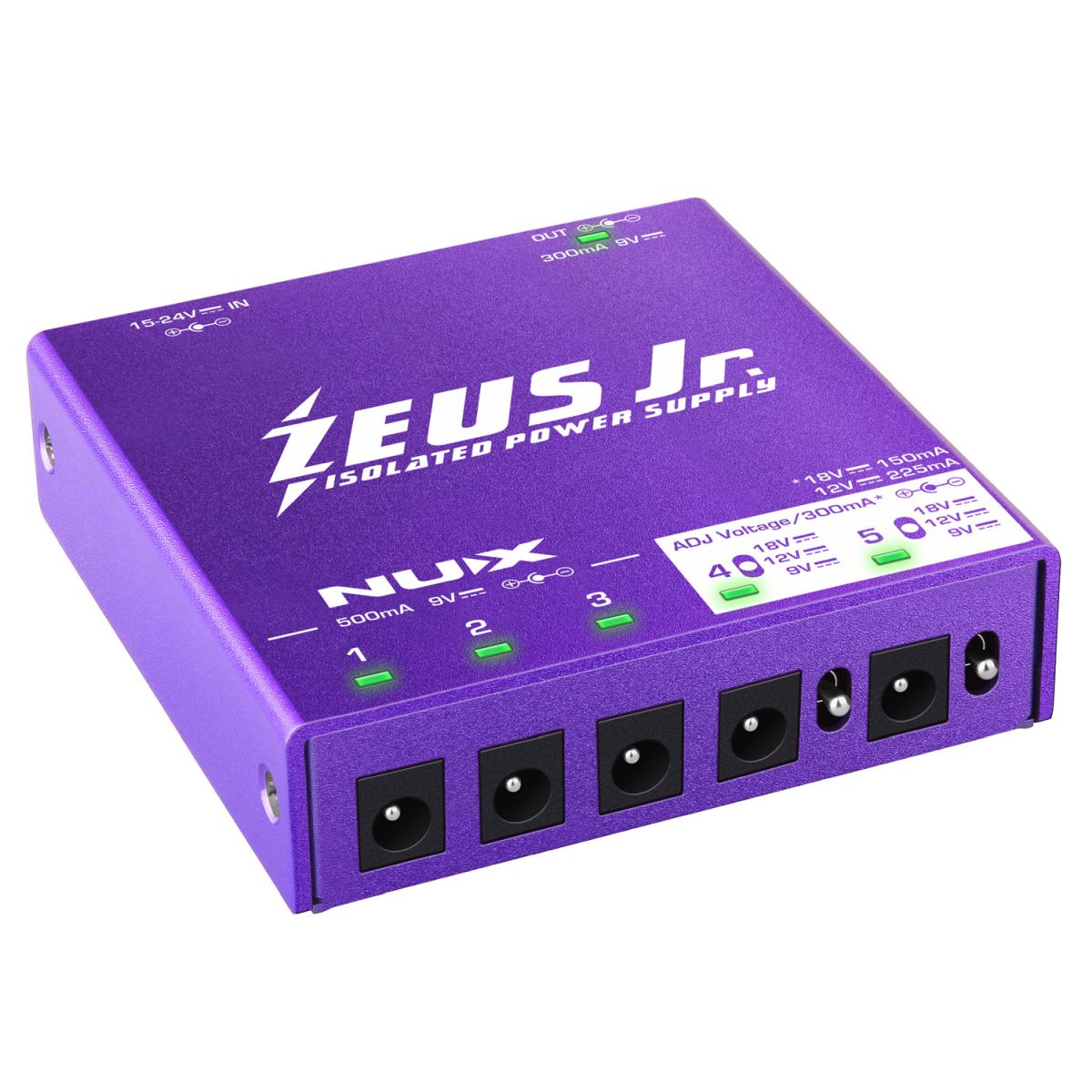 NUX Zeus Jr. Guitar Pedal Power Supply | Bonners Music