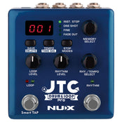 NUX JTC Drum+Loop PRO Dual Pedal | With 2 FREE Pedal Toppers