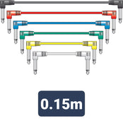 Classic Audio Patch Lead Set Multicolour 6 pcs 0.15m