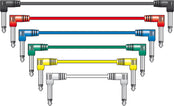 Classic Audio Patch Lead Set Multicolour 6 pcs 0.15m