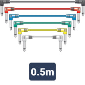 Classic Audio Patch Lead Set Multicolour 6 pcs 0.5m