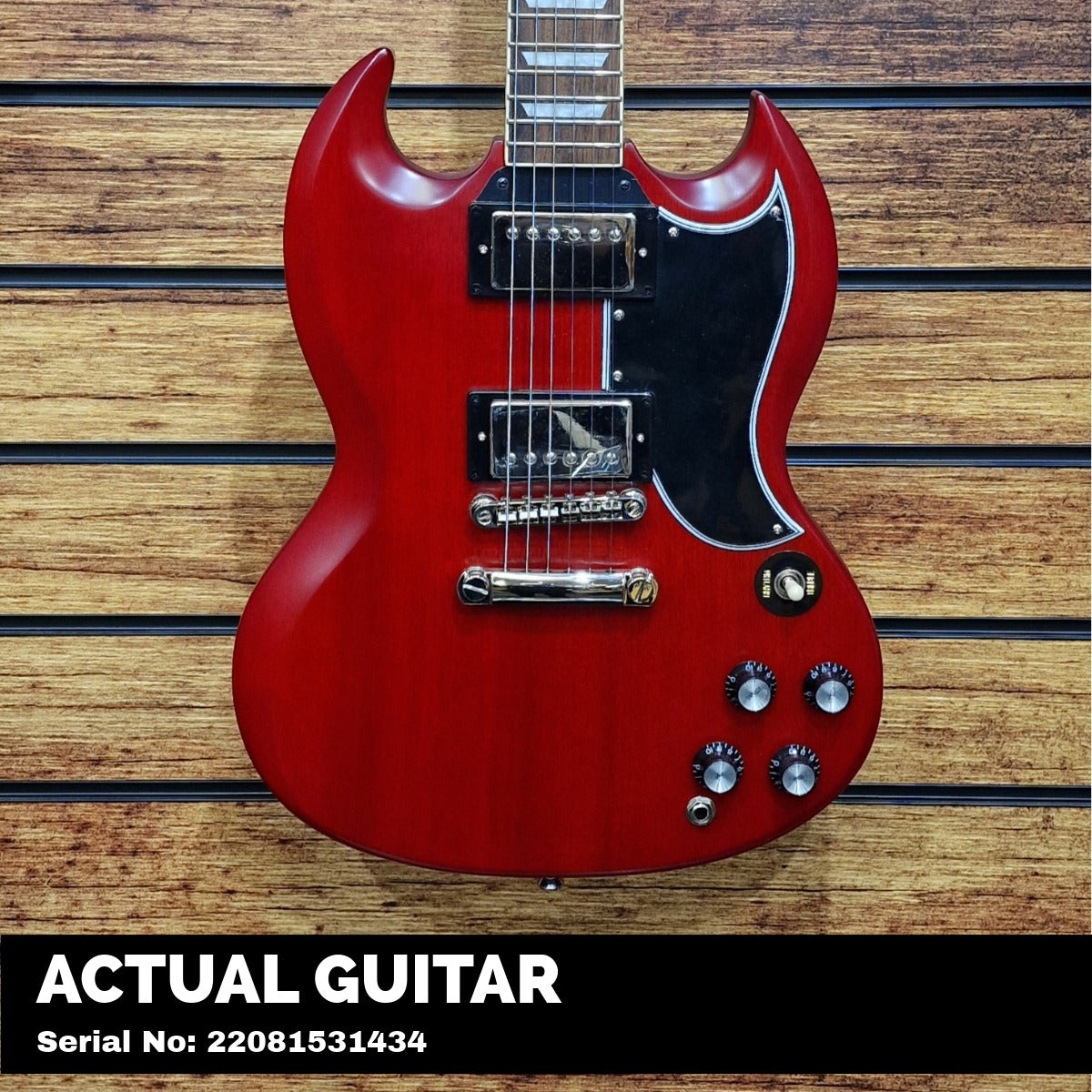 ギター Epiphone IBG 1961 Les Paul SG Standard Epiphone 1961 Les Paul SG Standard (Incl. Hard Case); Aged