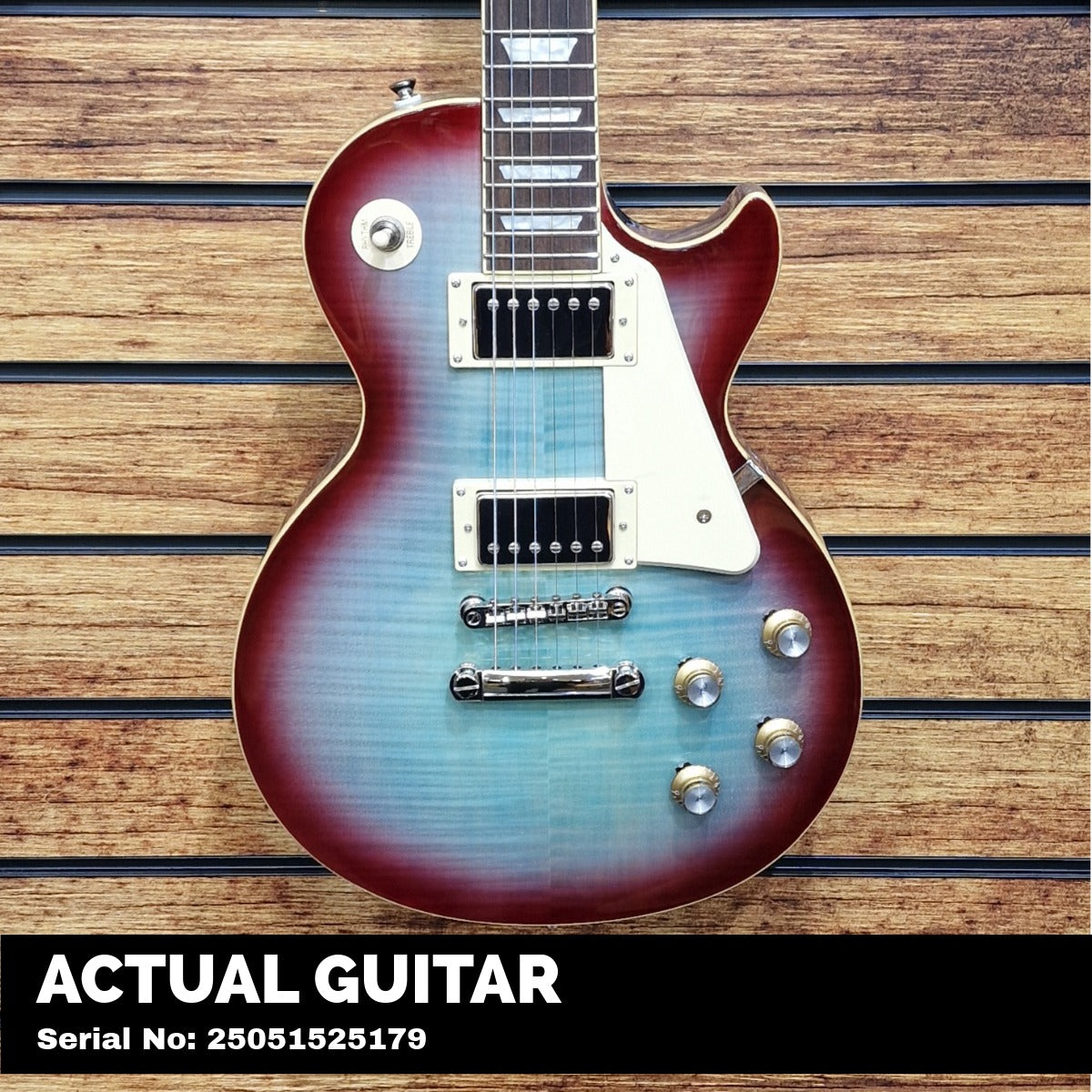 Epiphone Les Paul Standard 60s Figured (Incl. Premium Gig Bag) | Blueberry Burst