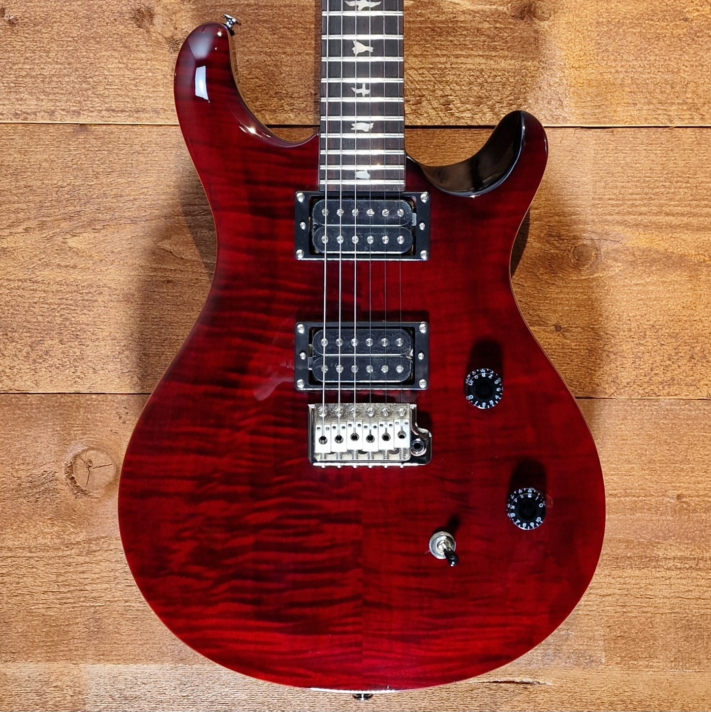 PRS SE CE 24 Electric Guitar; Black Cherry