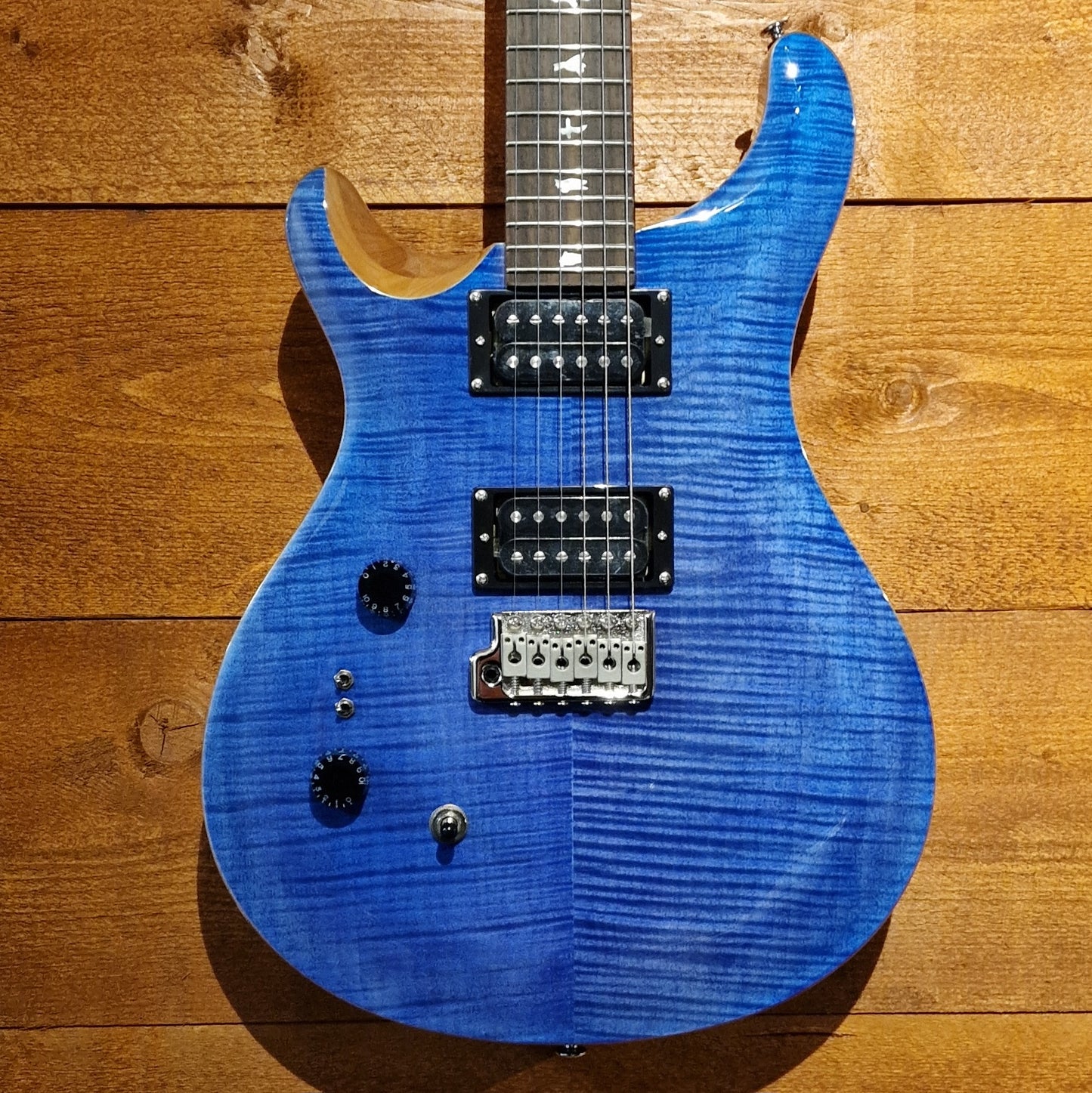 PRS SE CUSTOM 24-08 Left Hand Faded Blue Electric Guitar