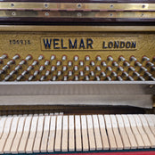 Welmar 126 Upright; Polished Mahogany: Serial No: 106915 | Second Hand
