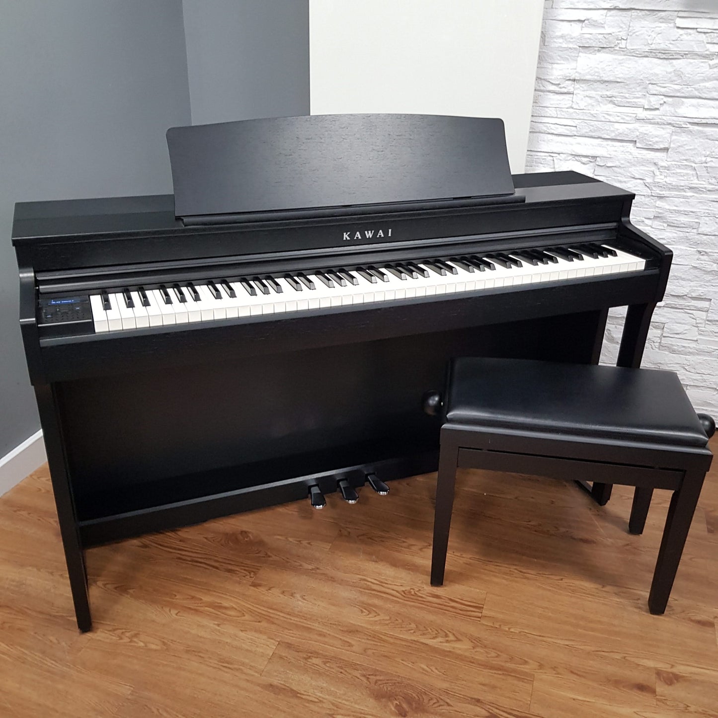 Kawai CN301 Black Digital Piano Incl Matching Stool; Serial No: G714739 | Ex-Display