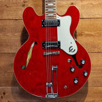 Epiphone Riviera; Cherry with frequensator tail piece; Serial No: 10051501295 | Second Hand