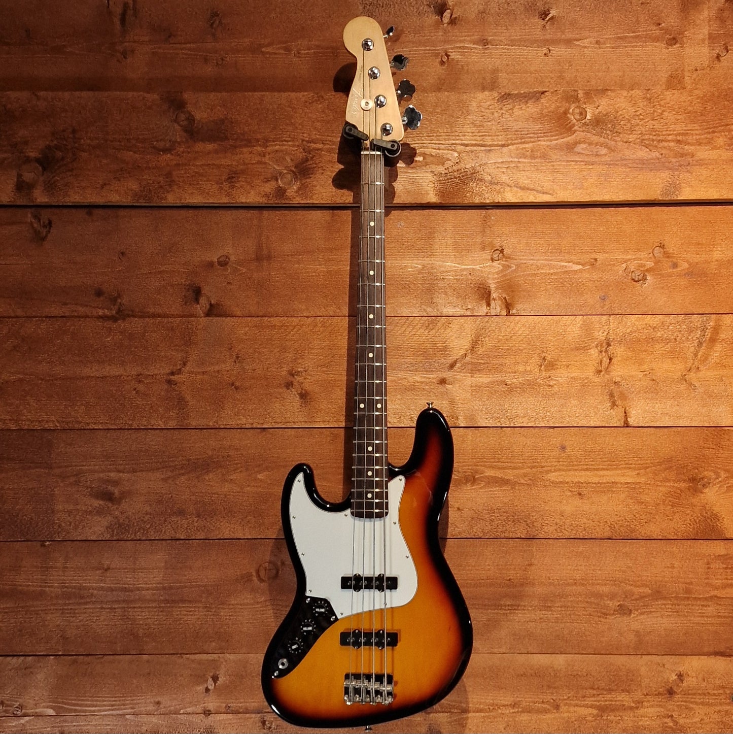 Fender Standard Jazz Bass Left Handed; Sunburst: Serial No: MN8000118 | Second Hand