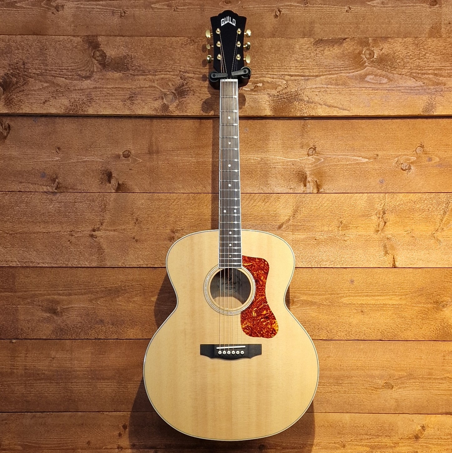 Guild F250E Jumbo Deluxe Acoustic Guitar; Blonde: Serial No: G32302330 | Second Hand