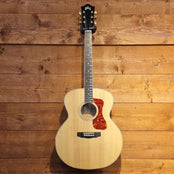 Guild F250E Jumbo Deluxe Acoustic Guitar; Blonde: Serial No: G32302330 | Second Hand