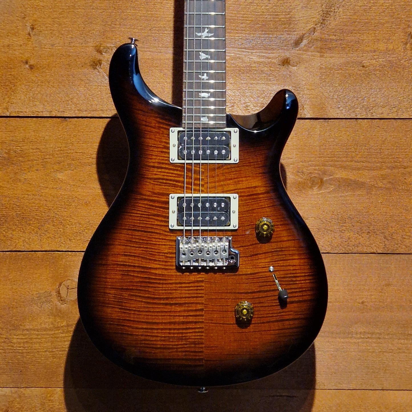 PRS SE CUSTOM 24 Black Gold Sunburst Electric Guitar