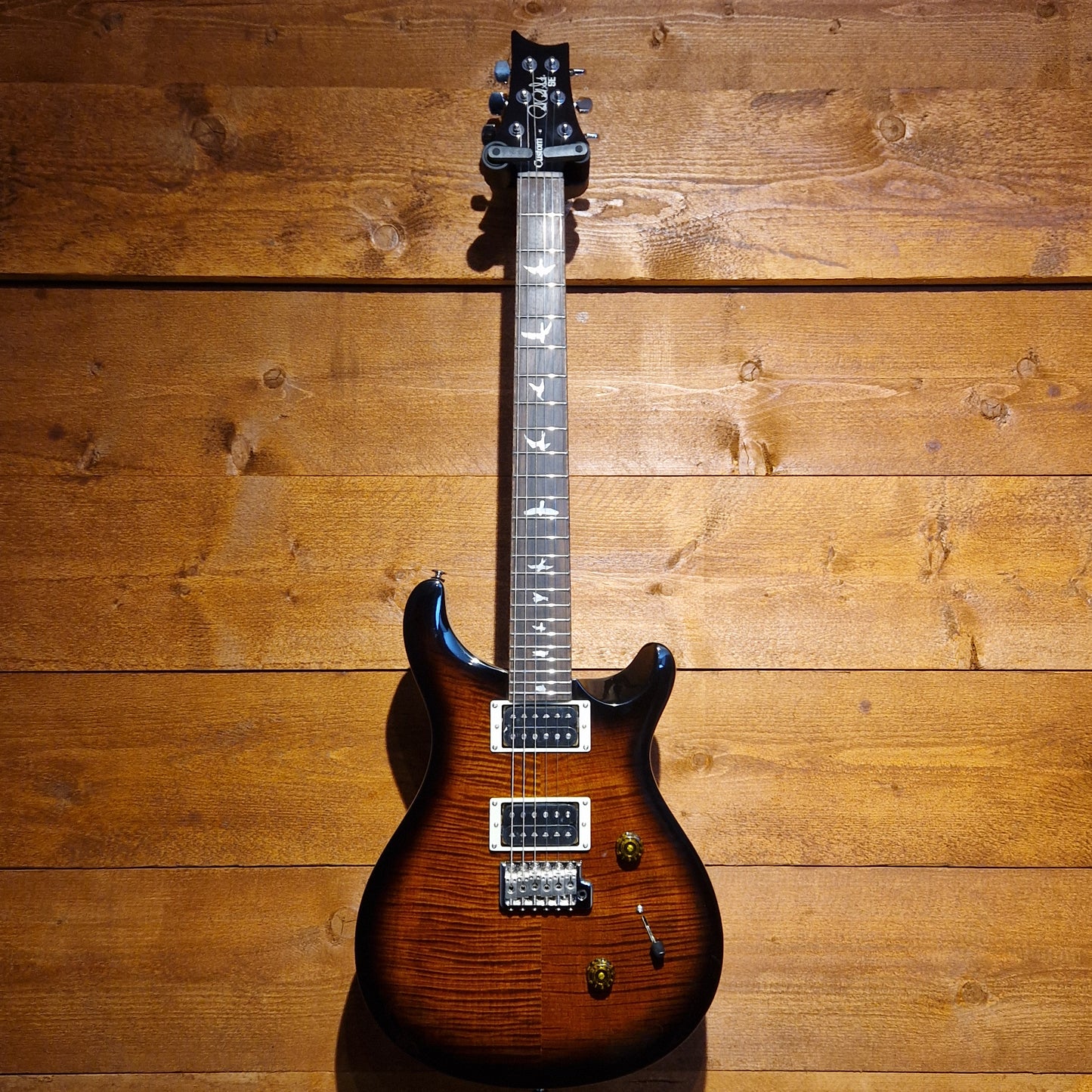 PRS SE CUSTOM 24 Black Gold Sunburst Electric Guitar