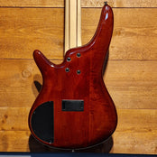 Ibanez SR370EF Fretless Electric Bass; Brown Burst: Serial No: I240819811 | Second Hand