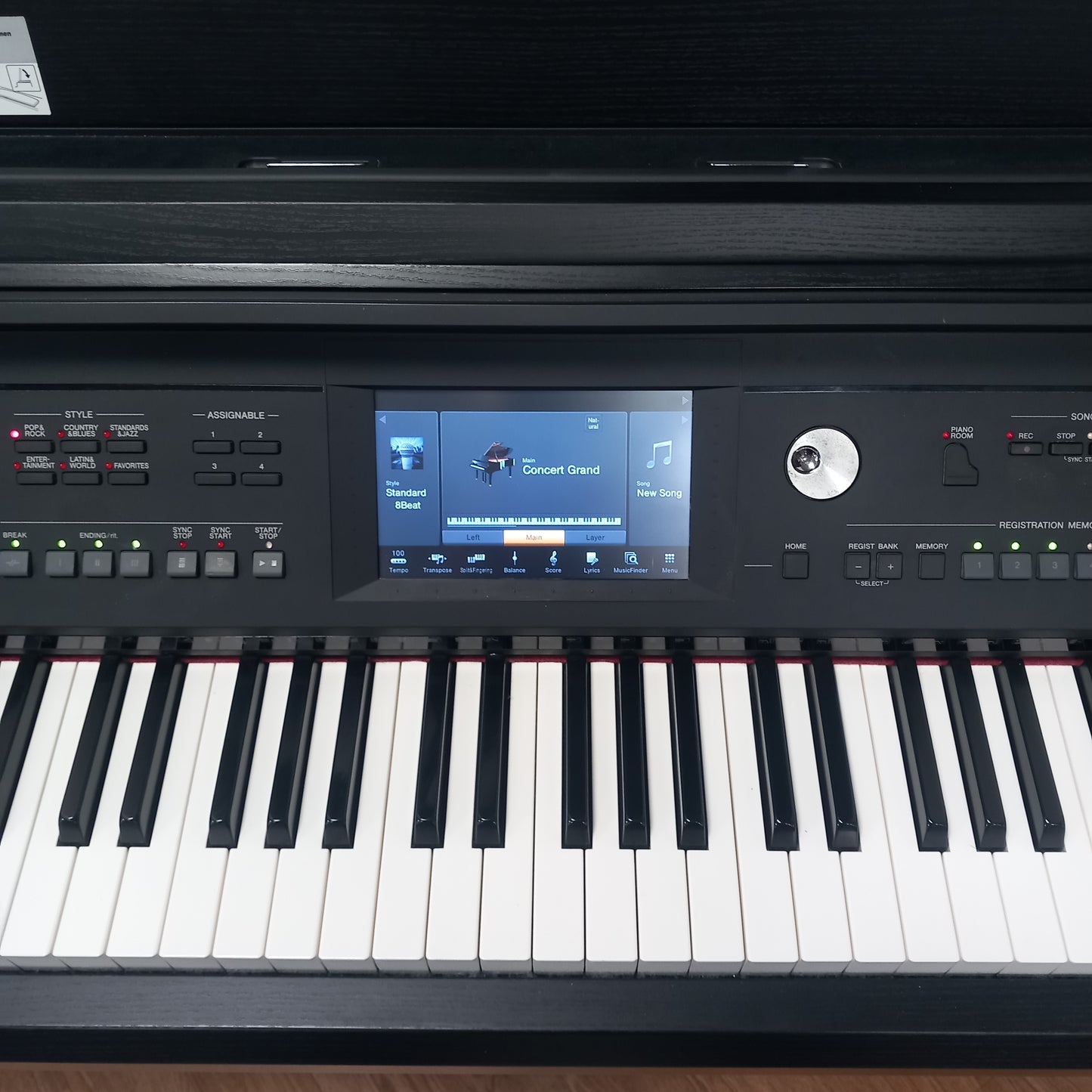 Yamaha CVP605B Digital Piano With Matching Stool Serial No: BCTK01033 | Second Hand