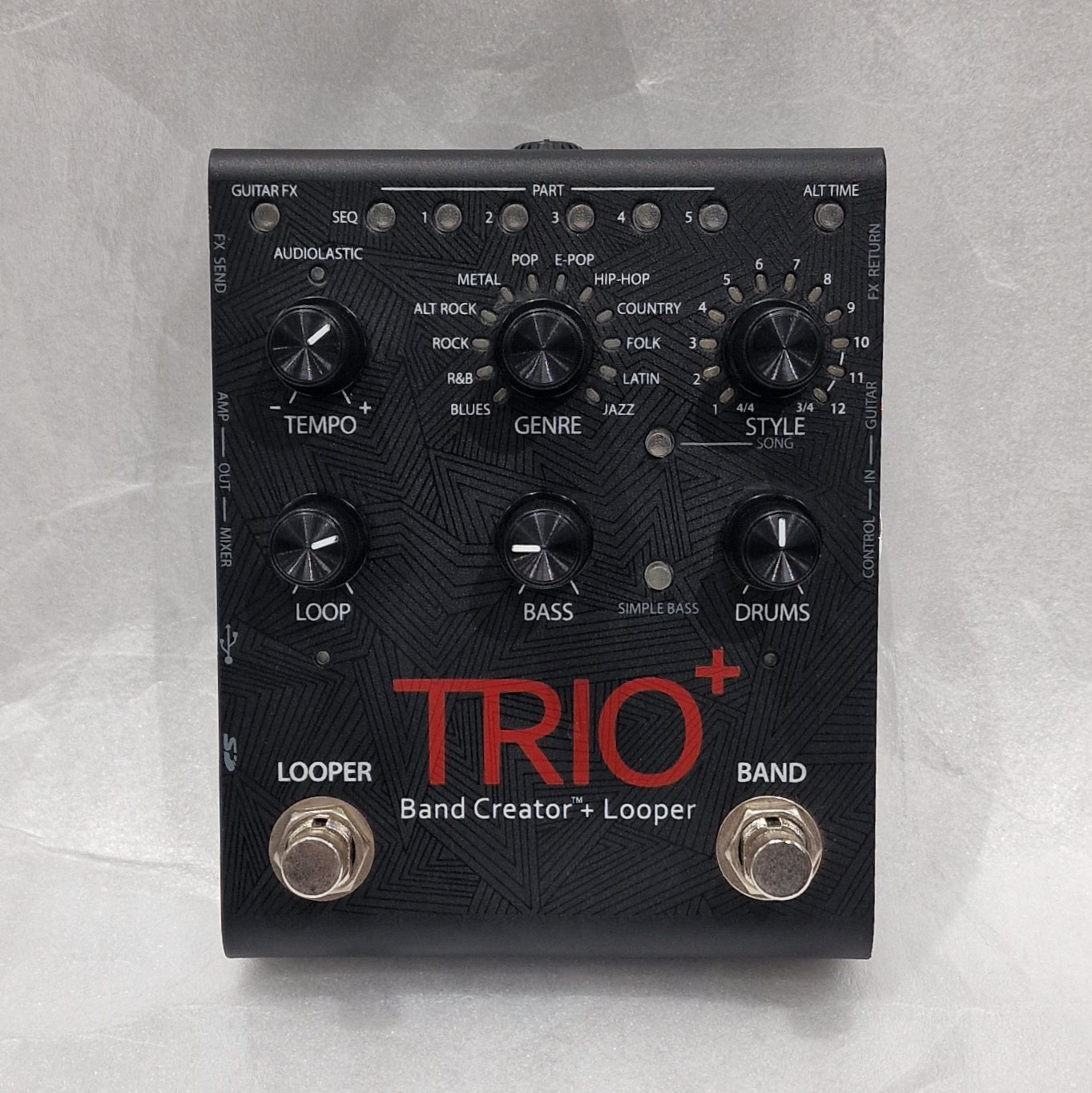 Digitech TRIO+ Band Creator & Looper Effects Pedal | Second Hand 