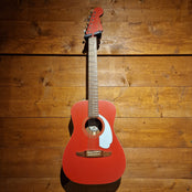 Fender Malibu Player Acoustic Guitar; Fiesta Red: Serial Number: IWA2329414 | Second Hand