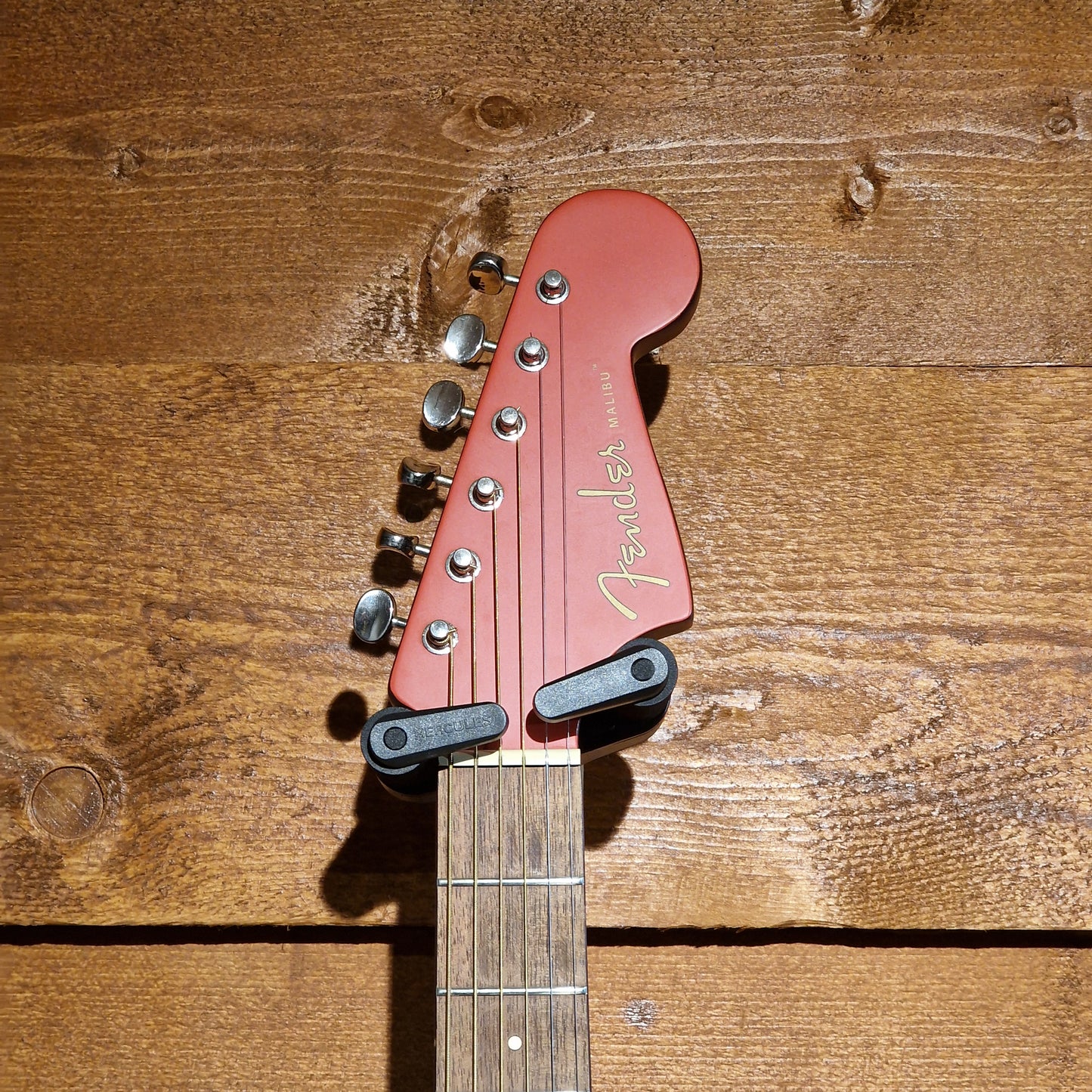 Fender Malibu Player Acoustic Guitar; Fiesta Red: Serial Number: IWA2329414 | Second Hand