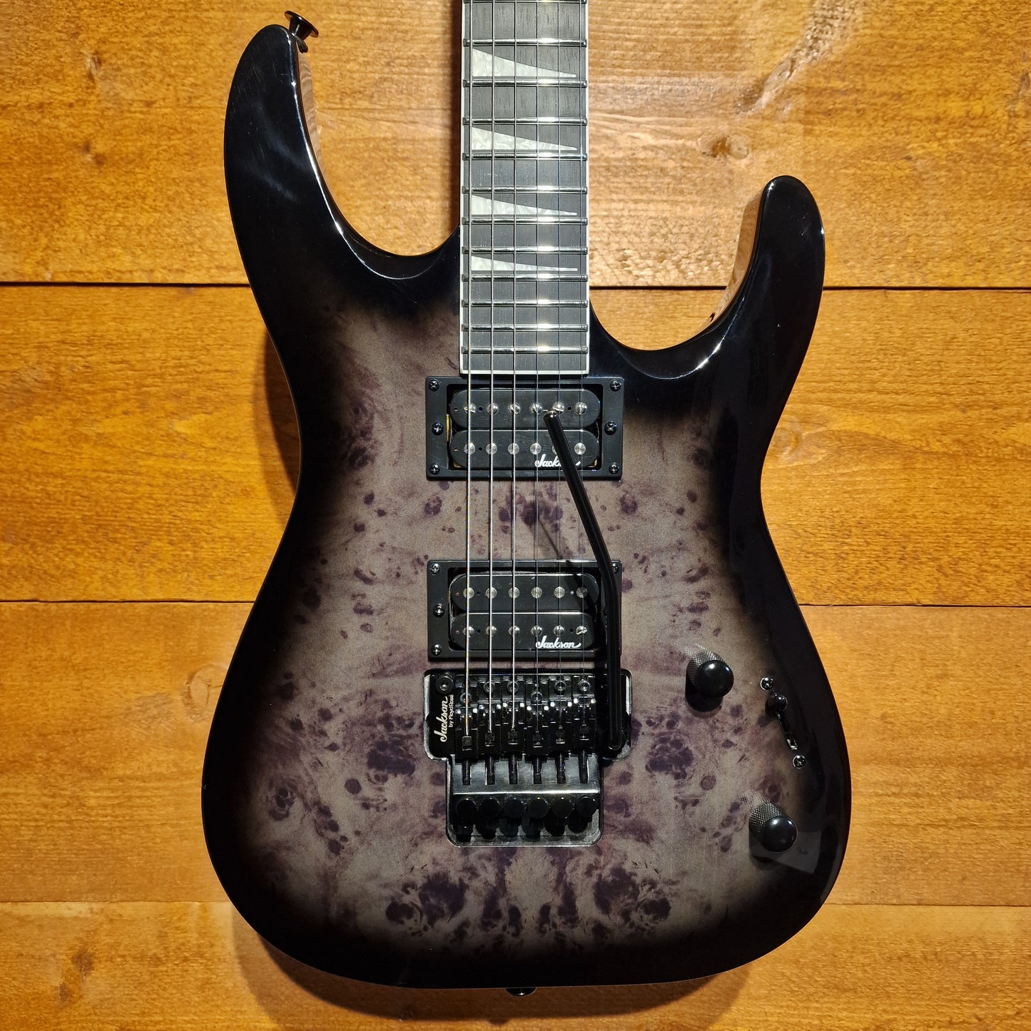 Jackson JS32Q Electric Guitar; Transparent Black Burst: Serial No: CWJ2415205 | Second Hand
