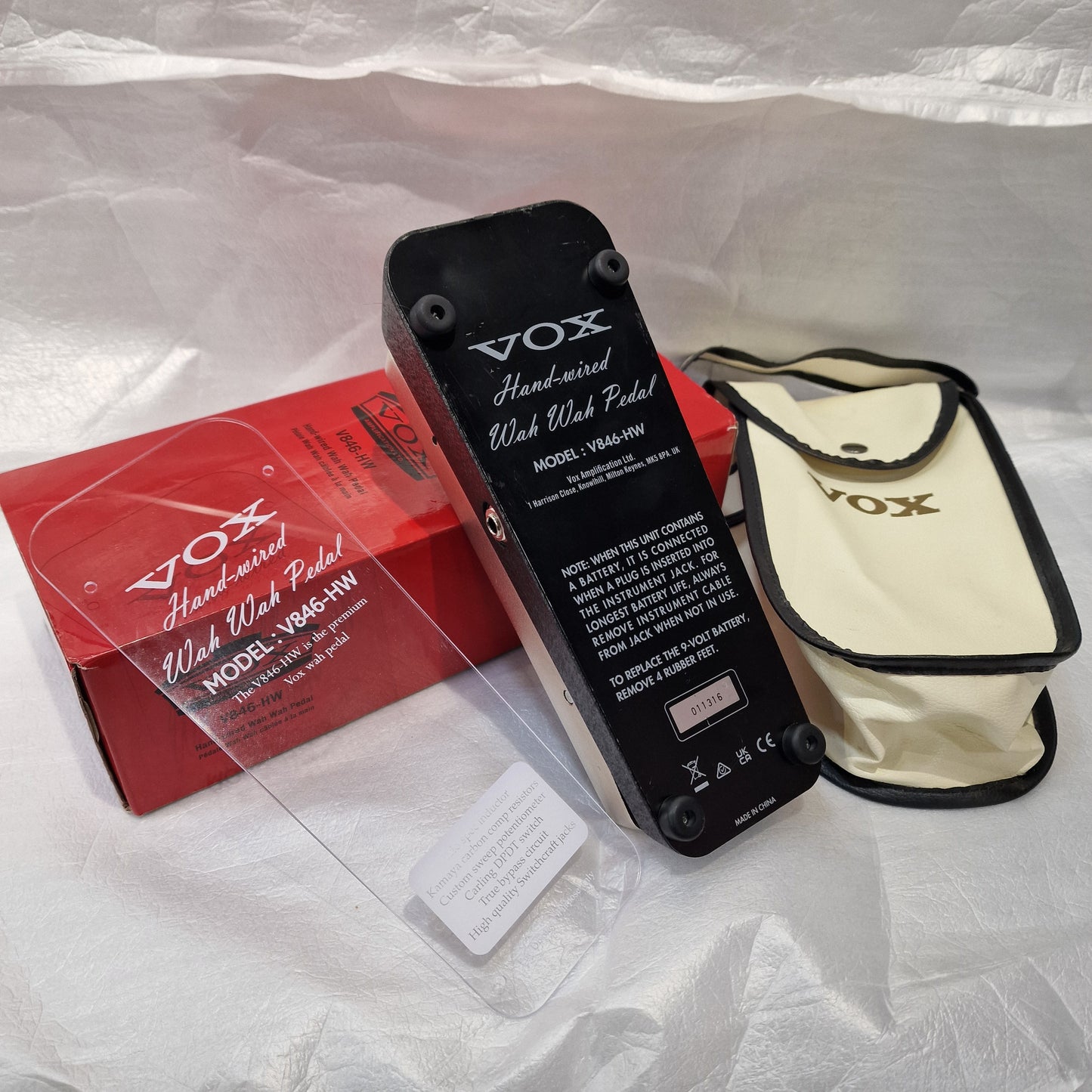 Vox V846-HW Hand Wired Wah Pedal | Second Hand