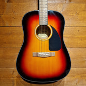 Fender CD-60 Dreadnought V3 Acoustic Guitar; Sunburst with Case: Serial No: IPS240703330 | Second Hand