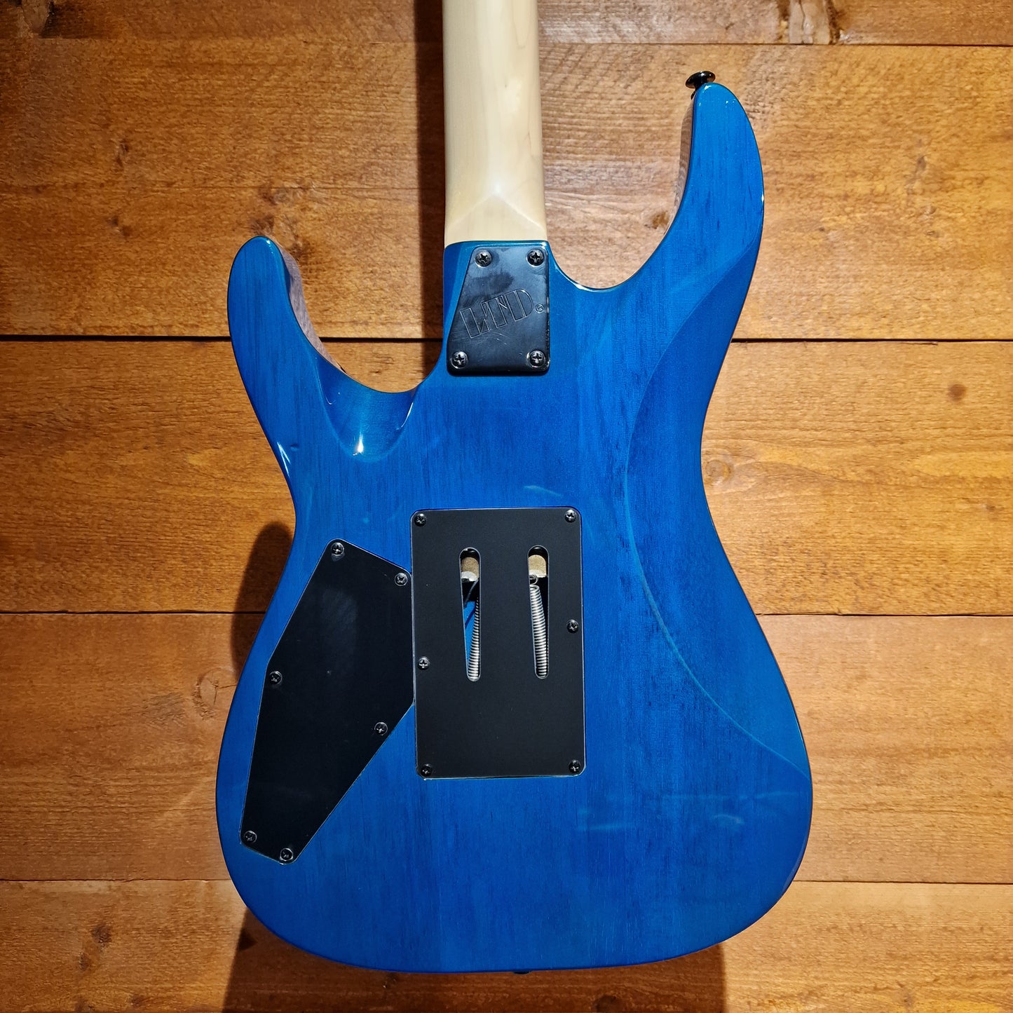ESP LTD MH-203QM; See Thru Blue: Serial No: W122030255 | Second Hand
